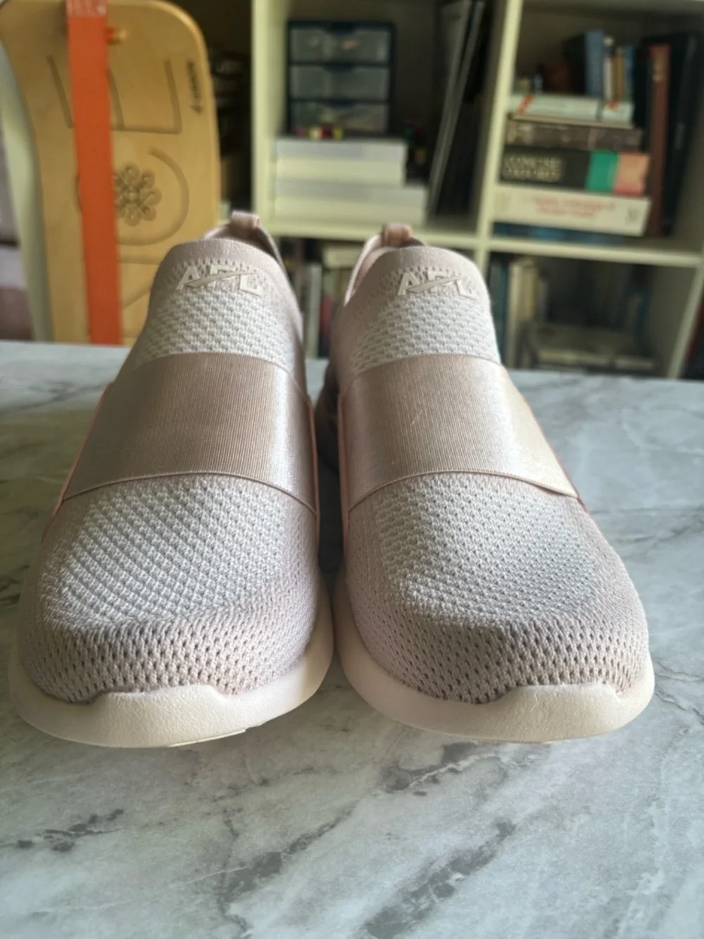 Like New APLWomen's Tech Loom Bliss Slip-On Sneakers in Blush Pink Size 8